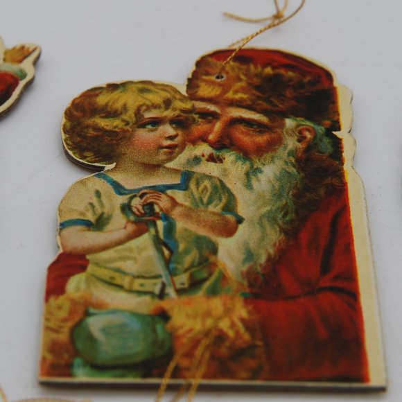 Retro 1970'sCardboard Christmas Ornaments/Decorations (Lot of 16) - Picture 7 of 10